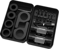 Black plastic tool kit with sockets and bits for Manual Cot Lighting – Gurney Guide