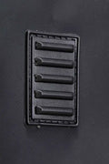 Black plastic ventilation grill for Firefighter Helmet and Turnout Gear Bag with Reflective Trim