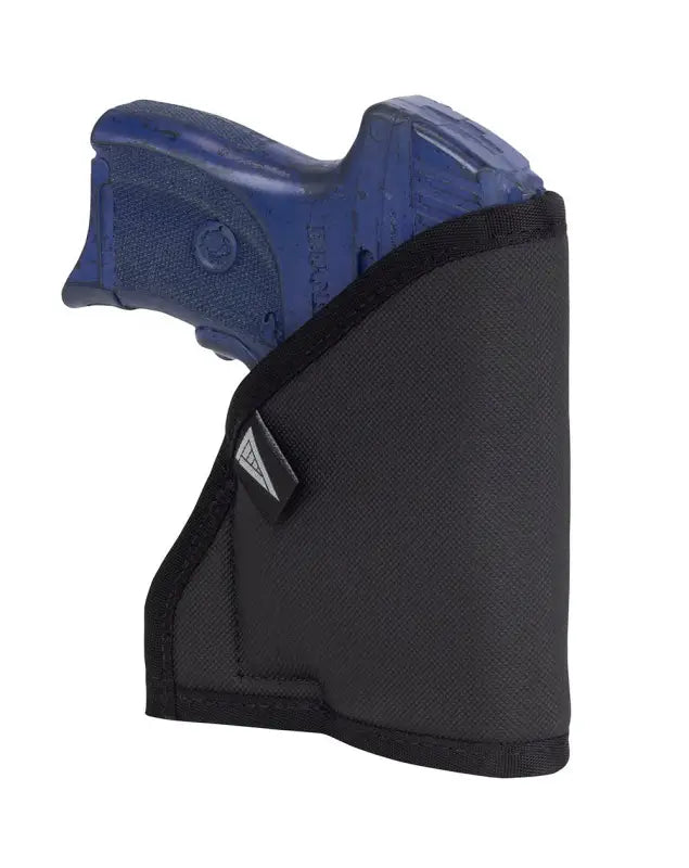 Black pocket holster for S&W Bodyguard or Kel-Tec P32 with Crimson Trace Laser