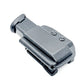 Black polymer holster for Pistol Magazine with retention device and magazine retention