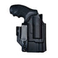 Black polymer IWB holster for J-Frame Revolver, designed for professional grade performance