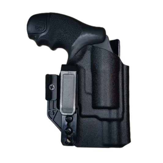 Black polymer IWB holster for J-Frame Revolver, designed for professional grade performance