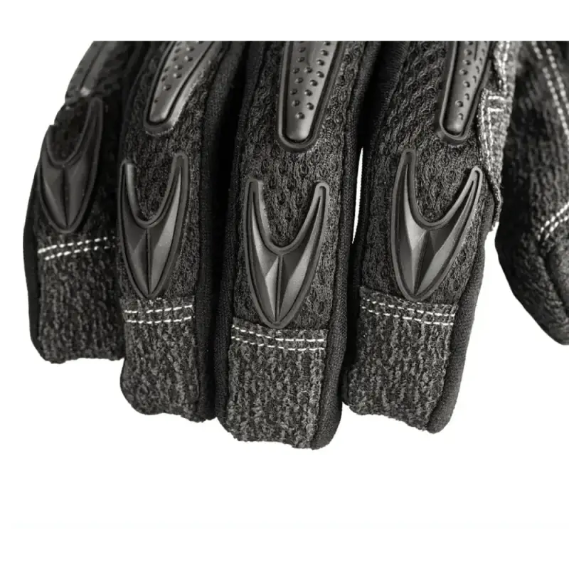 Black Titan K-9 Gloves with reinforced knuckle padding for enhanced grip and protection