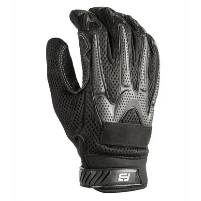 Black Titan K-9 Gloves with mesh panels and padded protection for hands-free Hilight P3X