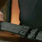 Black ratchet belt shown in X5 BUCKLE Tactical Nylon Gun Belt 1.5 inch