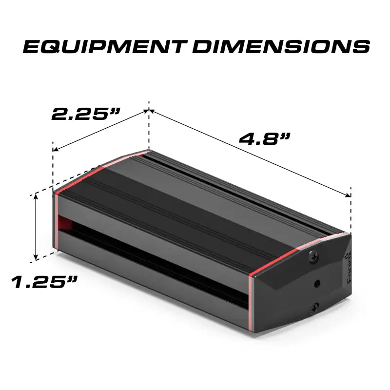 Feniex Q Series 100 Stick Light with black rectangular design and serial technology