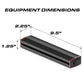 Black rectangular Feniex Q Series 200 Stick Light with serial technology and smart modules