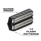 Black rectangular LED light from Feniex Q Series Dual Surface Mount for emergency vehicles