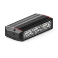 Black rectangular LED stick light for Feniex QUAD 100 used by first responders