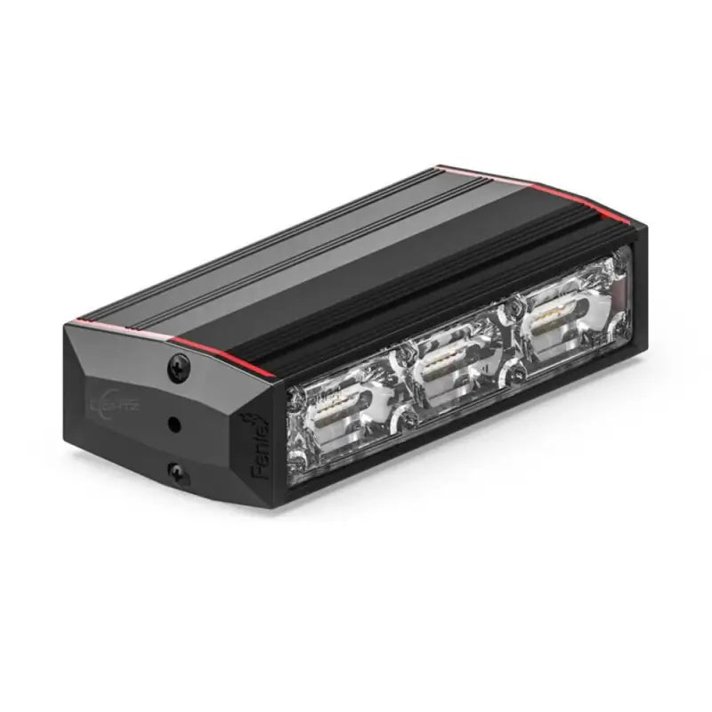 Black rectangular LED stick light for Feniex QUAD 100 used by first responders