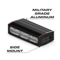 Black rectangular LED stick light for Feniex QUAD 100 ideal for first responders