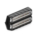 Black rectangular LED light bar from Feniex Q Series Dual Surface Mount for enhanced visibility