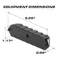 Black rectangular light from Feniex Q Series Surface Mount for series surface mounting
