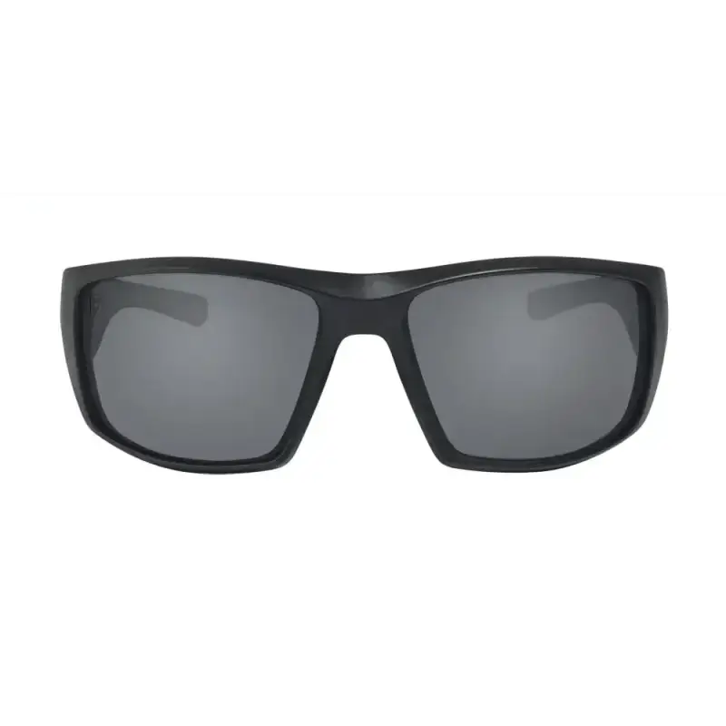 Black rectangular sunglasses with dark lenses and thick frames by Ten-8, made for style