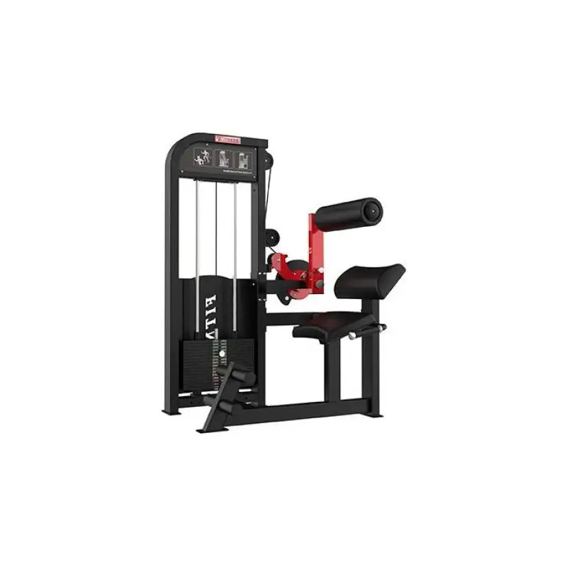 Black and red exercise machine used by first responders, firefighters, and police for fitness
