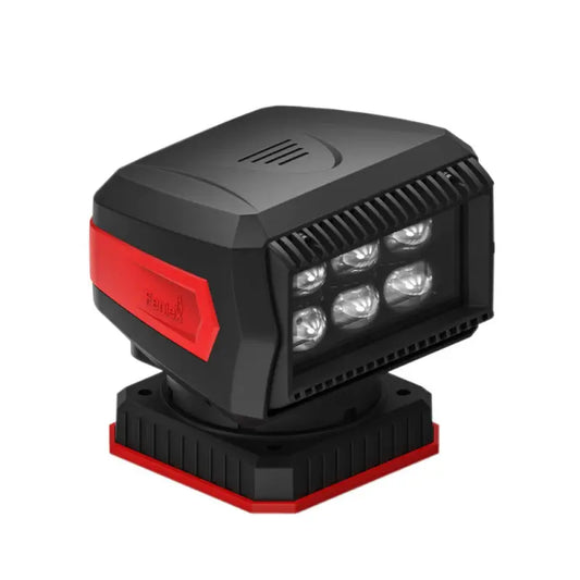Black and red LED remote spot light for Feniex Remote Spot Light product display