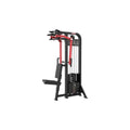 Black and red SFE Selectorized Pec Fly/Rear Delt Machine with 250lb weight stacks