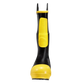 Black Rubber Firefighter Boot with yellow accents in premium rubber construction