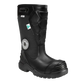 Black Diamond X2 Leather Fire Boot: Durable black rubber work boot for first responders