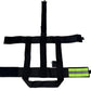 Black Watercan Harness with adjustable strap and reflective yellow-green strips