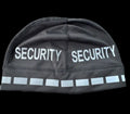 Black security beanie for police and first responders in tactical and firefighter gear