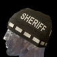 Black sheriff beanie ideal for police and first responders, firefighter, and security personnel