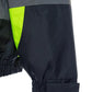 Black shorts with neon yellow accent panel for UHV887 HiVis Warm 3-in-1 Jacket