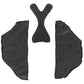 Black silhouette of a bow tie for Titan K-9 Ballistic Body Armor Vest Level IIIA Dual Threat