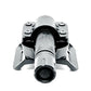 Black and silver bicycle pedal with clipless mechanism for Modlite Flashlight Carrier