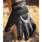 Black and silver Titan K-9 Gloves with mesh panels enhance grip and comfort