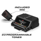 Black siren with microphone for Feniex Storm Pro 200W Siren, part of Feniex Storm series