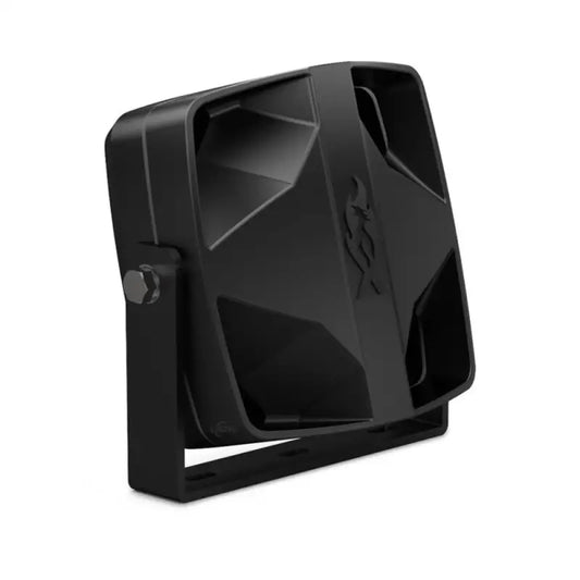 Black Feniex Vanguard 100-Watt Speaker with Mounting Bracket for emergency vehicle use