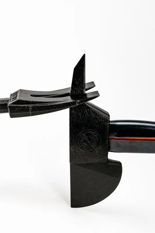 Black ski binding on REAPER - COMPOSITE HANDLE with USA patented design features