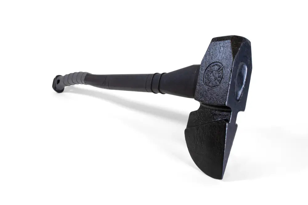 Black sledgehammer with a textured grip handle from MAULER - composite handle striking tool