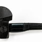 Black sledgehammer with composite handle, a USA patented striking tool for heavy-duty tasks