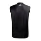 Black sleeveless athletic shirt with logo, perfect for tough mud run and fitted race jersey