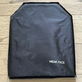 Black soft ballistic plate with truncated top for body armor NIJ Level IIIA Redemption Tactical
