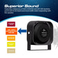Black UBL 100-Watt Slim Speaker with mounting bracket for high-quality audio