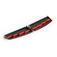 Black spoiler with red LED lights on Feniex Quantum 2.0 Light Bar for first responders