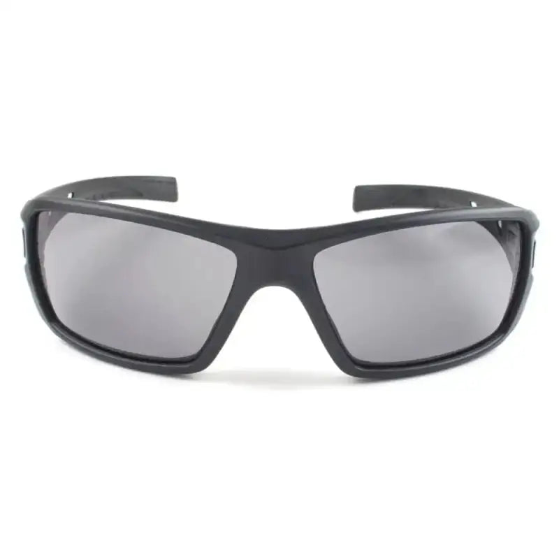 Black METEL M30 Safety Sunglasses with gray lenses and wraparound frames for sports