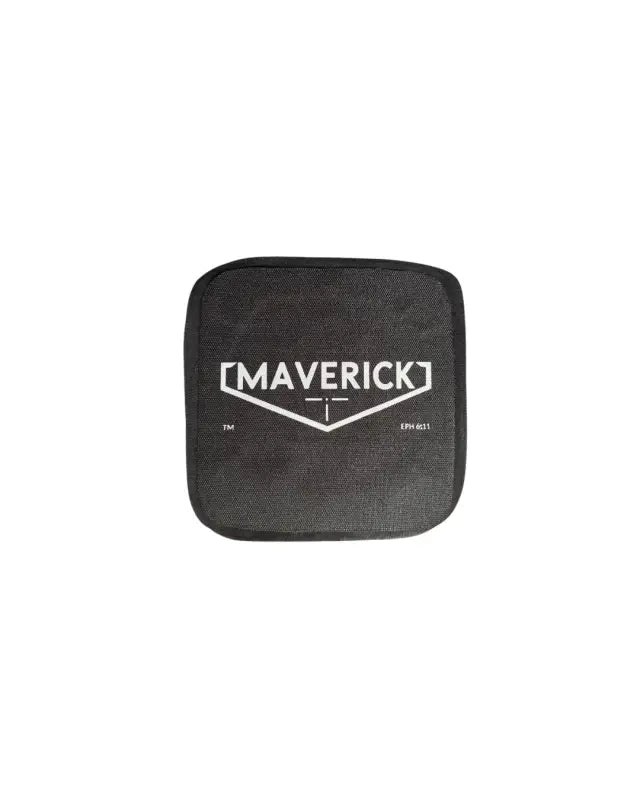 Black square pouch for Level RF1 III body armor plate in Curved Side Body Armor Plate