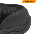 Black Steel Toe Work Boots for Safety and Durability in Toe Shoes and Work Shoes