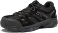 Black Steel Toe Sneaker WP showcasing durable steel toe work shoes for safety and comfort
