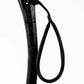 Black walking stick with wrist strap and FMT Lanyard Strap for secure girth hitching