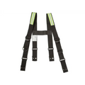 Black suspenders with reflective strips for Prime Fire Gear Pants top-level safety assurance