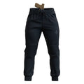 Black Carrier Joggers Mk.II with concealed carry pocket and retention belt for security