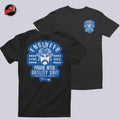 Black Engineer Hal Tee featuring a firefighter graphic for bold, stylish wear