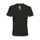 Black Patriot t-shirt in 2XL size featuring a small skull logo on the back