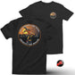 Black Fire Wars Tee featuring fire brigade design for first responders and firefighters