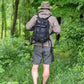 Black tactical backpack designed for Tactical Trauma Kit and emergency trauma needs